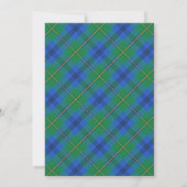 Invitation Tartan Beauty Clan Johnstone Johnston Plaid (Dos)