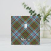 Invitation Tartan Clan Anderson (Debout devant)