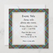 Invitation Tartan Clan Anderson (Dos)