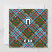 Invitation Tartan Clan Anderson (Devant)