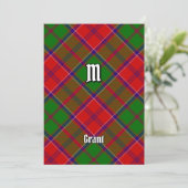 Invitation Tartan Clan Grant (Debout devant)