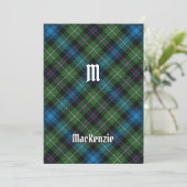 Invitation Tartan Clan MacKenzie (Debout devant)