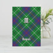 Invitation Tartan du clan Duncan (Debout devant)
