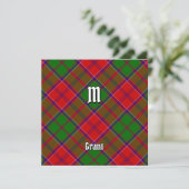 Invitation Tartan du clan Grant (Debout devant)