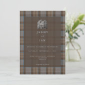 Invitation Tartan Lallybroch Outlander (Debout devant)