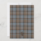 Invitation Tartan Lallybroch Outlander (Dos)