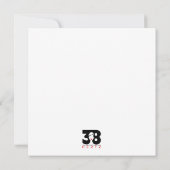 Invitation Tarte aux cerises (Dos)