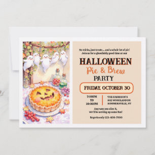 Invitation Tarte Halloween