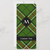 Invitation Tarte verte, noire, rouge et blanche (Devant)