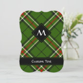 Invitation Tarte verte, noire, rouge et blanche (Debout devant)