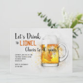 Invitation Tasse de Bière (Debout devant)