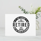 Invitation tasse de café 2023 à la retraite (Debout devant)