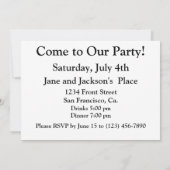 Invitation Tasse d'écureuil et de café (Dos)