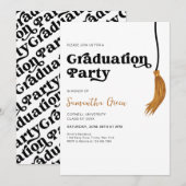 Invitation Tassel Graduation Party (Devant / Derrière)