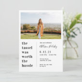 Invitation Tassel valait la peine de l'Hassle Graduation Clas (Debout devant)