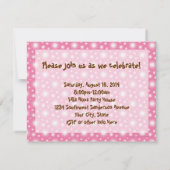 Invitation Tastey Frosted Cupcake 13e anniversaire (Dos)