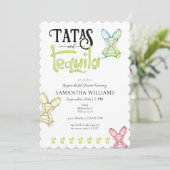 Invitation Tatas & Tequila Fête des mariées moderne Fiesta Pa (Debout devant)