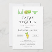 Invitation Tatas & Tequila Lingerie Fête des mariées moderne (Devant)
