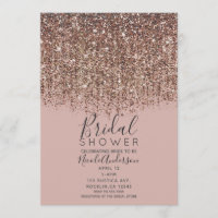 Taupe Blush Rose Bronze Or Doré Pailleté Mariage