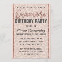 Taupe Rose Rose Parties scintillant or Cheetah Qui