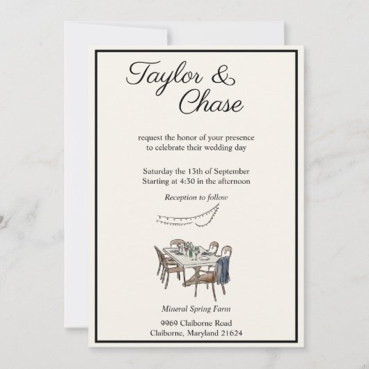 Invitation Taylor (Devant)