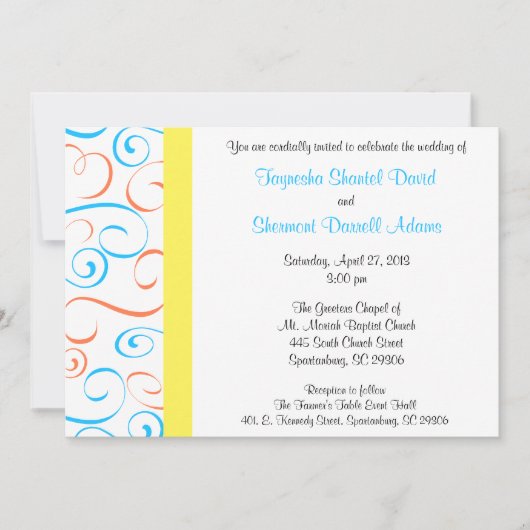 Invitation Taynesha et Shermont 2 - Customisée (Devant)