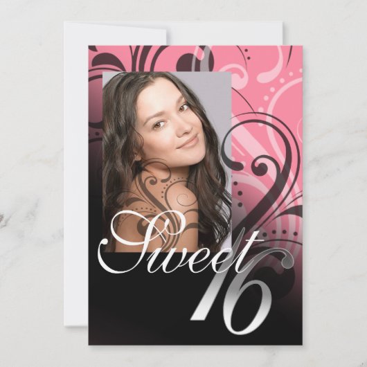 Invitation :: TBA :::: Douce photo de 16 Anniversaires (Devant)