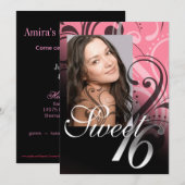 Invitation :: TBA :::: Douce photo de 16 Anniversaires (Devant / Derrière)
