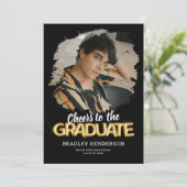 Invitation Tchin au Photo diplômé Graduation (Debout devant)