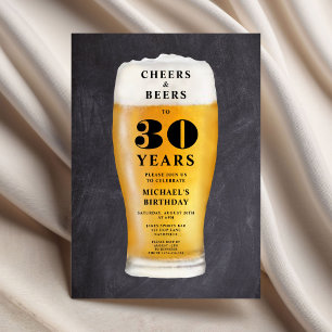 Invitation Tchin et bières 30ème anniversaire