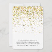 Invitation Tchin pour 30 Ans 30e Anniversaire (Dos)