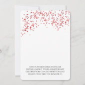 Invitation Tchin Tchin pour les 40 Ans - 40e Anniversaire de  (Dos)