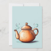 Invitation Tea arabe - anatomie - industrie pharmaceutique Re (Dos)