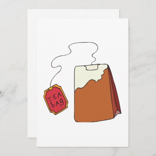 Invitation Tea bac (Devant / Derrière)