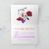 INVITATION TEA CASQUETTE ROUGE (Intérieur)