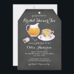 Invitation Tea-Chalkboard Fête des mariées Tea Party<br><div class="desc">Plus jolies créations de tableau dans le Little Bayleigh Store!</div>