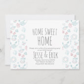 Invitation Tea Doodles moderne Fête de réchauffement de la ma (Devant)