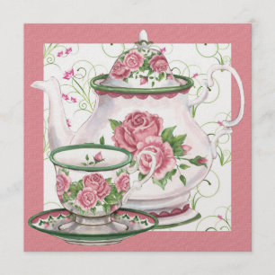 Invitation Tea Elegant / Café Party - SRF