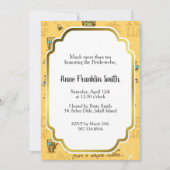 Invitation Tea jaune et thé au miel (Devant)