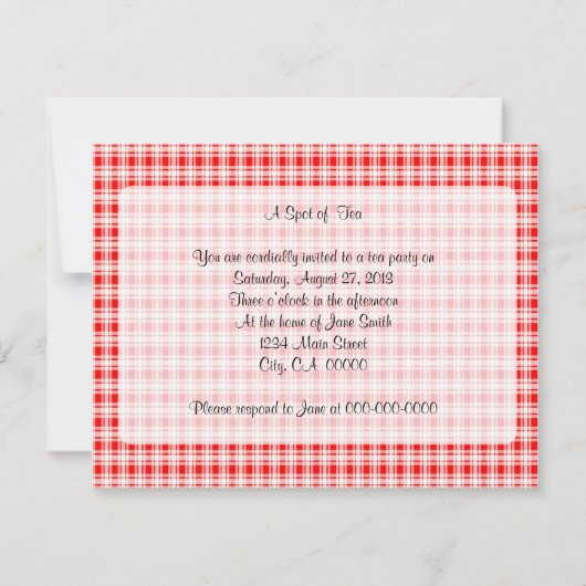 Invitation Tea Party (Dos)