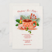 Invitation Tea Party (Devant / Derrière)