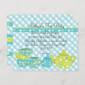 Invitation Tea Party (Devant / Derrière)