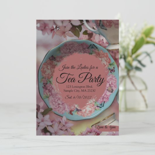 Invitation Tea Party (Debout devant)