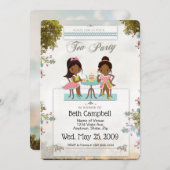 Invitation Tea Party (Devant / Derrière)