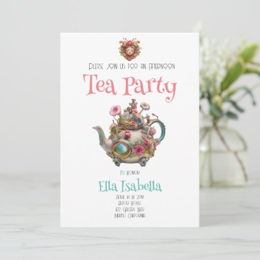 Invitation Tea Party (Debout devant)