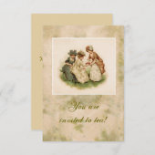 Invitation Tea Party (Devant / Derrière)