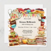 Invitation Tea party (Devant / Derrière)