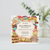 Invitation Tea party (Debout devant)