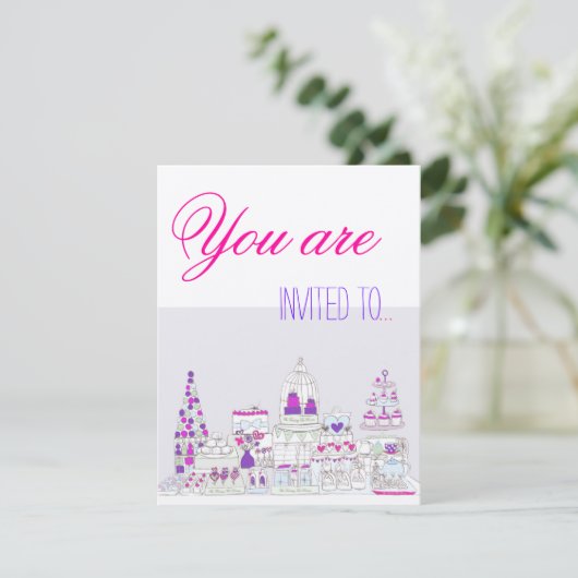 Invitation Tea Party (Debout devant)