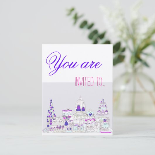 Invitation Tea Party (Debout devant)